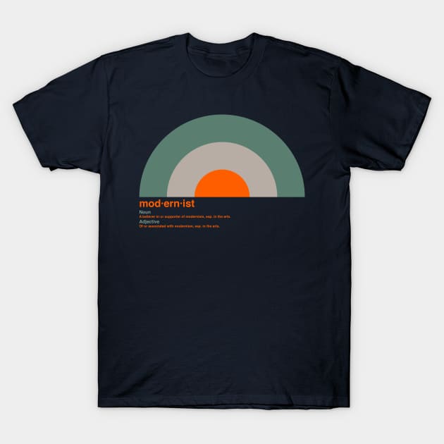 Modernist Target T-Shirt by modernistdesign